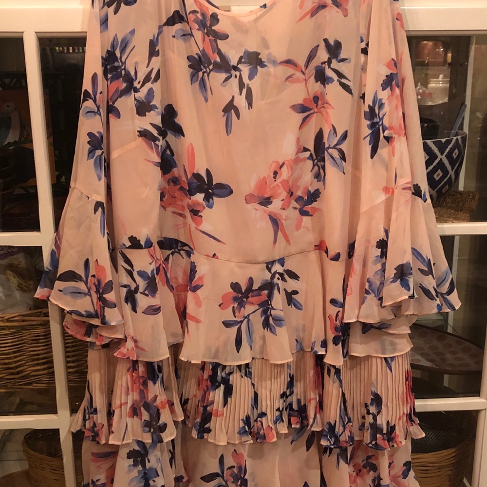 Eliza J Plus Size Floral Dress - EUC - Worn Once